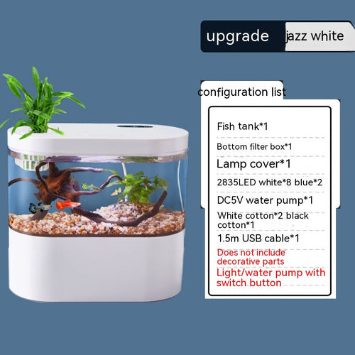 Aquarium Ecological Landscape Desktop Self-circulation Mini Small