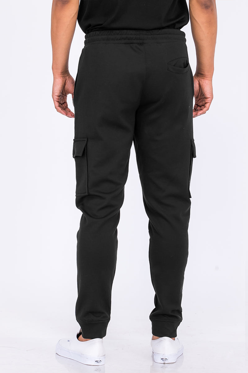 Pantalones cargo jogger de mezcla de algodón J114